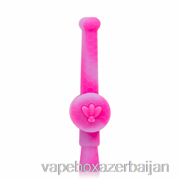 Vape Azerbaijan Stratus Reclaimer Honey Dipper Silicone Dab Straw Bubblegum (Magenta / Purple)